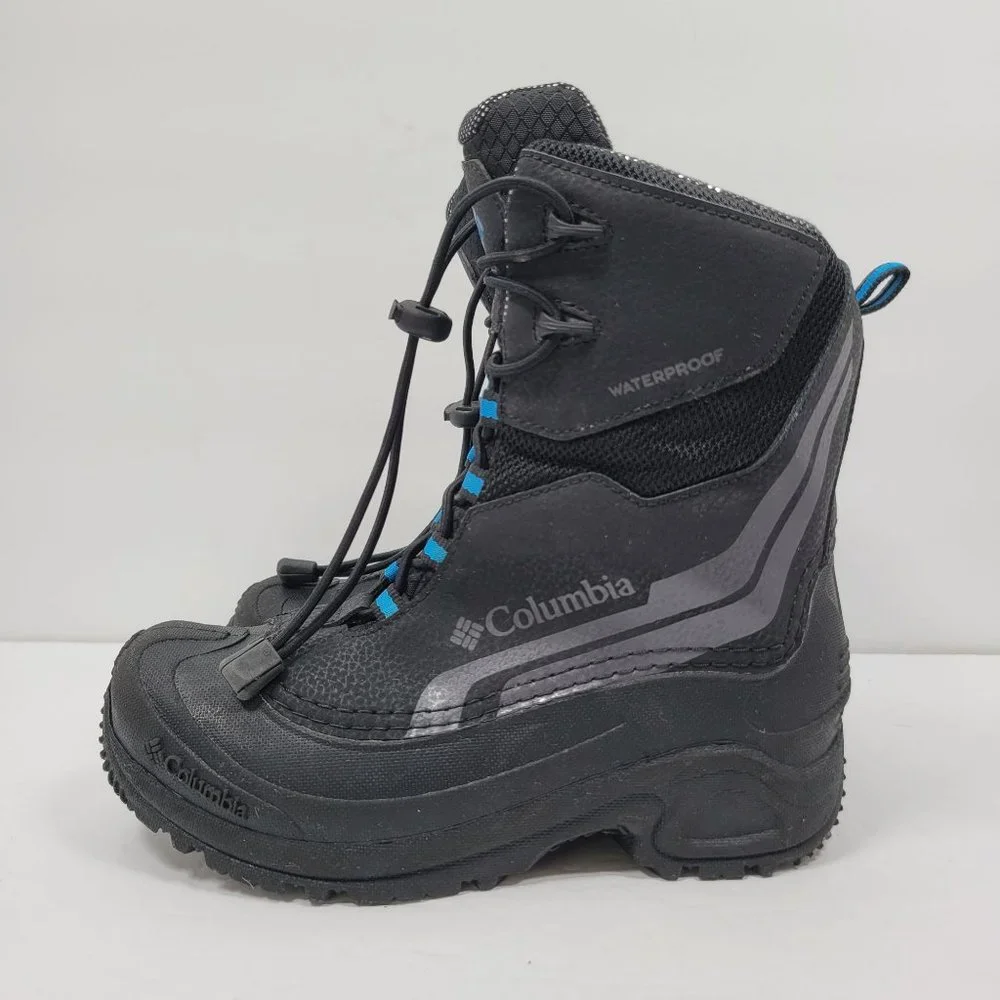 Columbia Insulated Waterproof Boy's Black Snow Boots BY5955-010 US Size 4